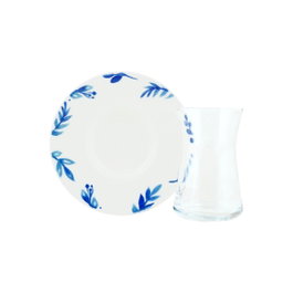 Hermia 58KKT000156 Juego de Desayuno de Porcelana 19 Piezas